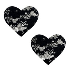 Vogue Black Lace I Heart U Nipztix Pasties Vogue Black Lace I Heart U Nipztix Pasties