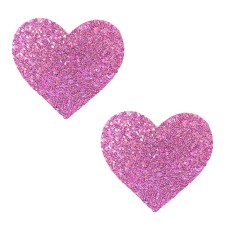 Pegasus Kisses Iridescent Pink Glitter I Heart U Nipztix Pasties Pegasus Kisses Iridescent Pink Glitter I Heart U Nipztix Pasties