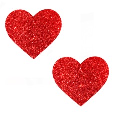 Ravish Me Red Glitter I Heart U Nipztix Pasties Ravish Me Red Glitter I Heart U Nipztix Pasties