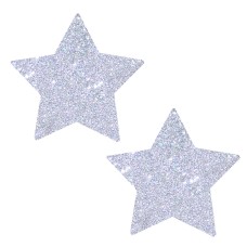 Silver Pixie Dust Glitter Starry Nights Nipztix Pasties Silver Pixie Dust Glitter Starry Nights Nipztix Pasties