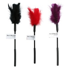 Sex and Mischief Feather Ticklers - 18 Piece Display - Assorted Colors Sex and Mischief Feather Ticklers - 18 Piece Display - Assorted Colors