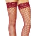 Stay Up Fishnet Thigh Highs - One Size - Burgundy Stay Up Fishnet Thigh Highs - One Size - Burgundy