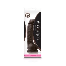 Colours - Dual Density - 5 Inch Dildo - Dark Brown Colours - Dual Density - 5 Inch Dildo - Dark Brown