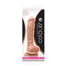 Colours - Dual Density - 8 Inch Dildo - White Colours - Dual Density - 8 Inch Dildo - White