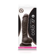 Colours - Dual Density - 8 Inch Dildo - Dark Brown Colours - Dual Density - 8 Inch Dildo - Dark Brown