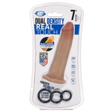 Cloud 9 Novelties Dual Density Real Touch 7 Inch With No Balls - Tan Cloud 9 Novelties Dual Density Real Touch 7 Inch With No Balls - Tan