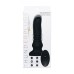 Thunder Plugs Silicone Vibrating and Thrusting Plug - Black