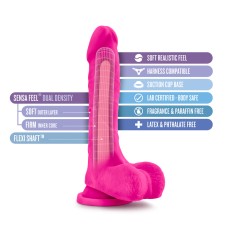 Au Natural - Bold - Thrill - 8.5 Inch Dildo - Pink Au Natural - Bold - Thrill - 8.5 Inch Dildo - Pink