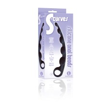 The 9's S-Curves Curved Silicone Anal Beads The 9's S-Curves Curved Silicone Anal Beads