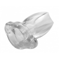 Peephole Clear Hollow Anal Plug - Small Peephole Clear Hollow Anal Plug - Small