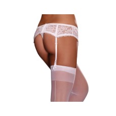 Lace Garterbelt - One Size - White Lace Garterbelt - One Size - White