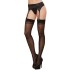 Sheer Thigh High - One Size - Black