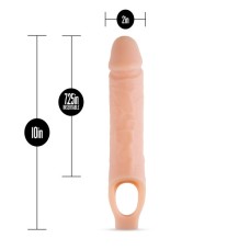 Performance Plus - 10 Inch Silicone Cock Sheath Penis Extender - Vanilla Performance Plus - 10 Inch Silicone Cock Sheath Penis Extender - Vanilla
