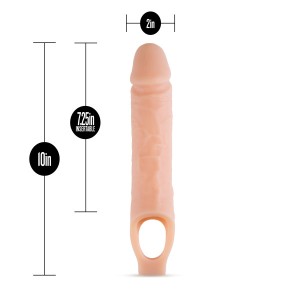 Performance Plus - 10 Inch Silicone Cock Sheath Penis Extender - Vanilla Performance Plus - 10 Inch Silicone Cock Sheath Penis Extender - Vanilla