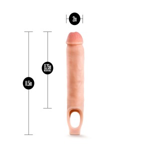 Performance Plus - 11.5 Inch Silicone Cock Sheath Penis Extender - Vanilla Performance Plus - 11.5 Inch Silicone Cock Sheath Penis Extender - Vanilla