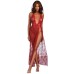 Gown, G-String - Small - Garnet