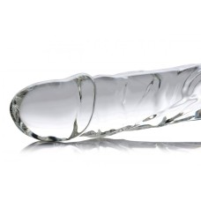 Brutus Glass Dildo Thruster - Clear Brutus Glass Dildo Thruster - Clear