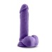 Au Natural - Bold - Hero - 8 Inch Dildo - Purple
