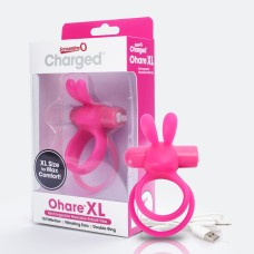 Charged Ohare XL Wearable Rabbit Vibe - Pink - Each Charged Ohare XL Wearable Rabbit Vibe - Pink - Each