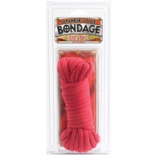 Bondage Rope - Cotton - Japanese Style - Red Bondage Rope - Cotton - Japanese Style - Red