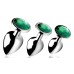Emerald Gem Anal Plug Set Emerald Gem Anal Plug Set