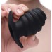 Hive Ass Tunnel Silicone Ribbed Hollow Anal Plug - Medium Hive Ass Tunnel Silicone Ribbed Hollow Anal Plug - Medium