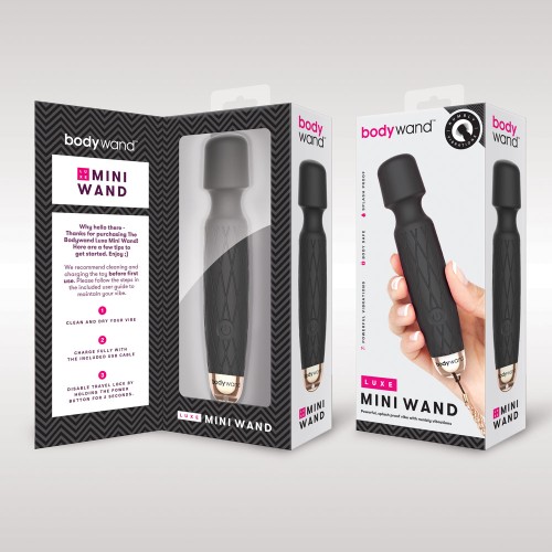 Bodywand Luxe Mini Wand - Black Bodywand Luxe Mini Wand - Black
