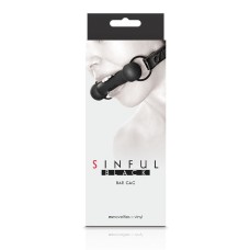 Sinful - Bar Gag - Black Sinful - Bar Gag - Black