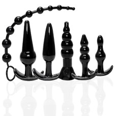 The 9's Try-Curious Anal Plug Kit - Black The 9's Try-Curious Anal Plug Kit - Black