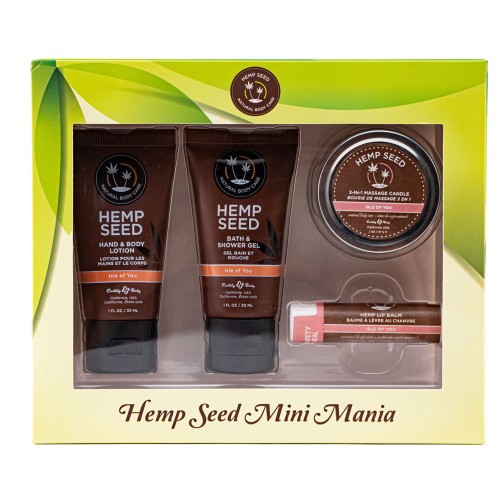 Hemp Seed Mini Mania Travel Set - Isle of You Hemp Seed Mini Mania Travel Set - Isle of You