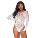 Thong Back Teddy - White - M/l Thong Back Teddy - White - M/l