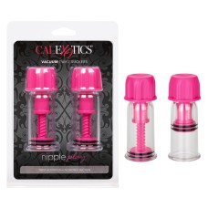 Nipple Play Vacuum Twist Suckers - Pink Nipple Play Vacuum Twist Suckers - Pink