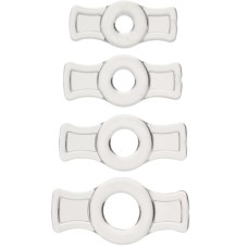 Titanmen Tools Cock Ring Set - Clear Titanmen Tools Cock Ring Set - Clear