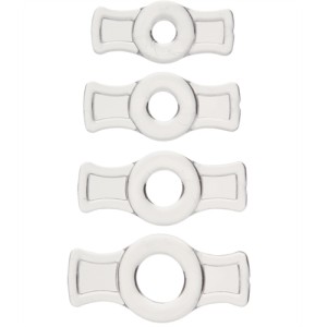 Titanmen Tools Cock Ring Set - Clear Titanmen Tools Cock Ring Set - Clear
