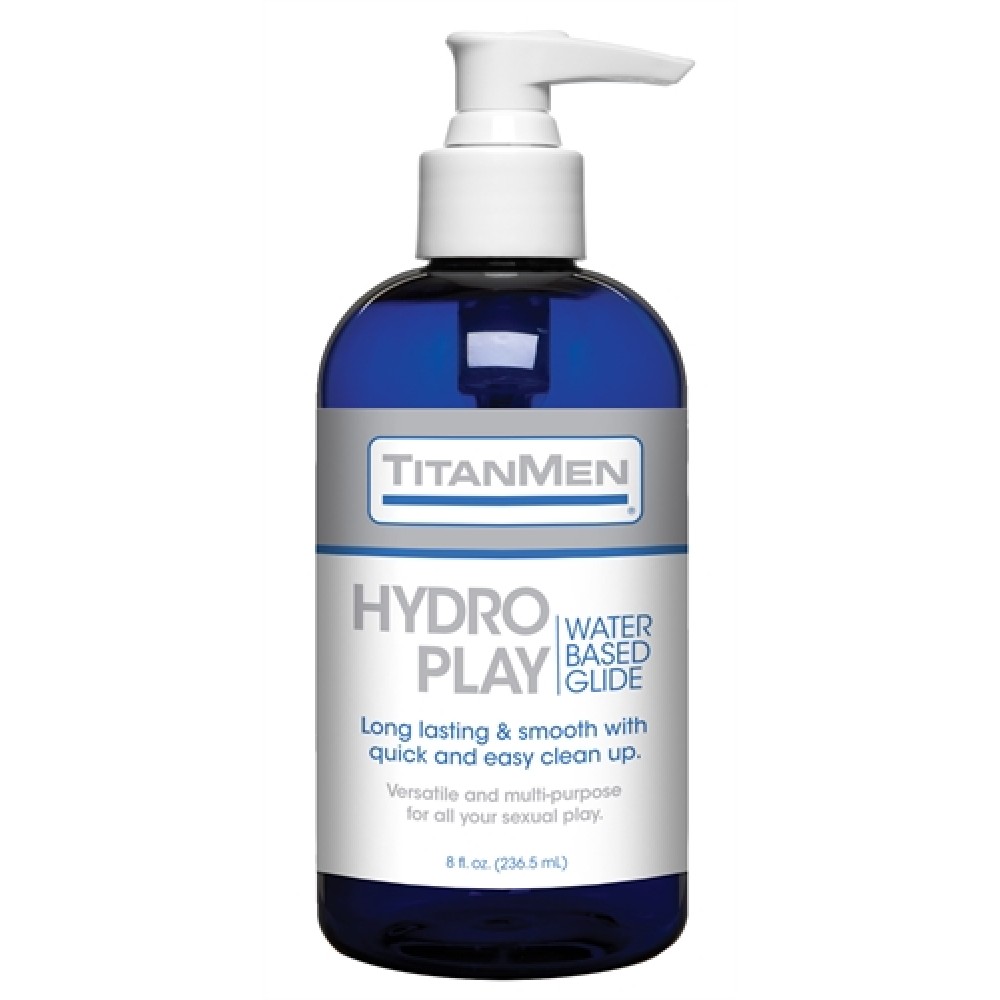 Titanmen Hydro Play Water Based Glide - Bulk - 8 Fl. Oz.