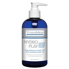 Titanmen Hydro Play Water Based Glide - Bulk - 8 Fl. Oz. Titanmen Hydro Play Water Based Glide - Bulk - 8 Fl. Oz.