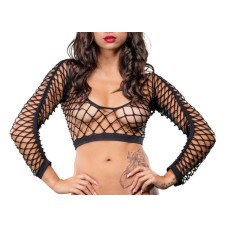 All Over Mesh Crotchless Leggings - One Size - Black All Over Mesh Crotchless Leggings - One Size - Black