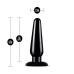Anal Adventures - Basic Plug Kit - Black Anal Adventures - Basic Plug Kit - Black
