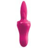 Threesome Holey Trinity Triple Tongue Vibrator - Pink