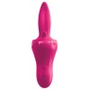 Threesome Holey Trinity Triple Tongue Vibrator - Pink