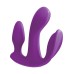 Threesome Total Ecstay Silicone Vibrator - Purple