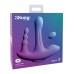 Threesome Rock n' Ride Silicone Vibrator - Purple