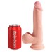 King Cock Plus Triple Density 7.5 Inch Cock With Balls - Flesh