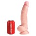 King Cock Plus Triple Density 8 Inch Cock With Balls - Flesh