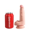 King Cock Plus Triple Density 5 Inch Cock With Balls - Flesh King Cock Plus Triple Density 5 Inch Cock With Balls - Flesh