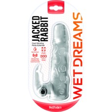 Jack Rabbit Dual Vibrating Extender - Clear