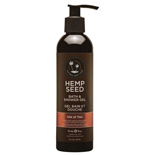 Hemp Seed Bath and Shower Gel Isle of You - 8 Oz./ 237ml Hemp Seed Bath and Shower Gel Isle of You - 8 Oz./ 237ml
