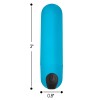 Bang Vibrating Bullet With Remote Control - Blue
