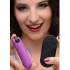 Bang Vibrating Bullet With Remote Control - Purple