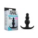 Anal Adventures Platinum - Beaded Plug - Black Anal Adventures Platinum - Beaded Plug - Black